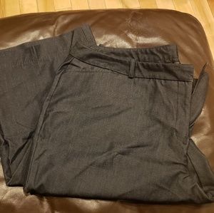 WORTHINGTON DRESS PANT 22W DARK CHARCOAL